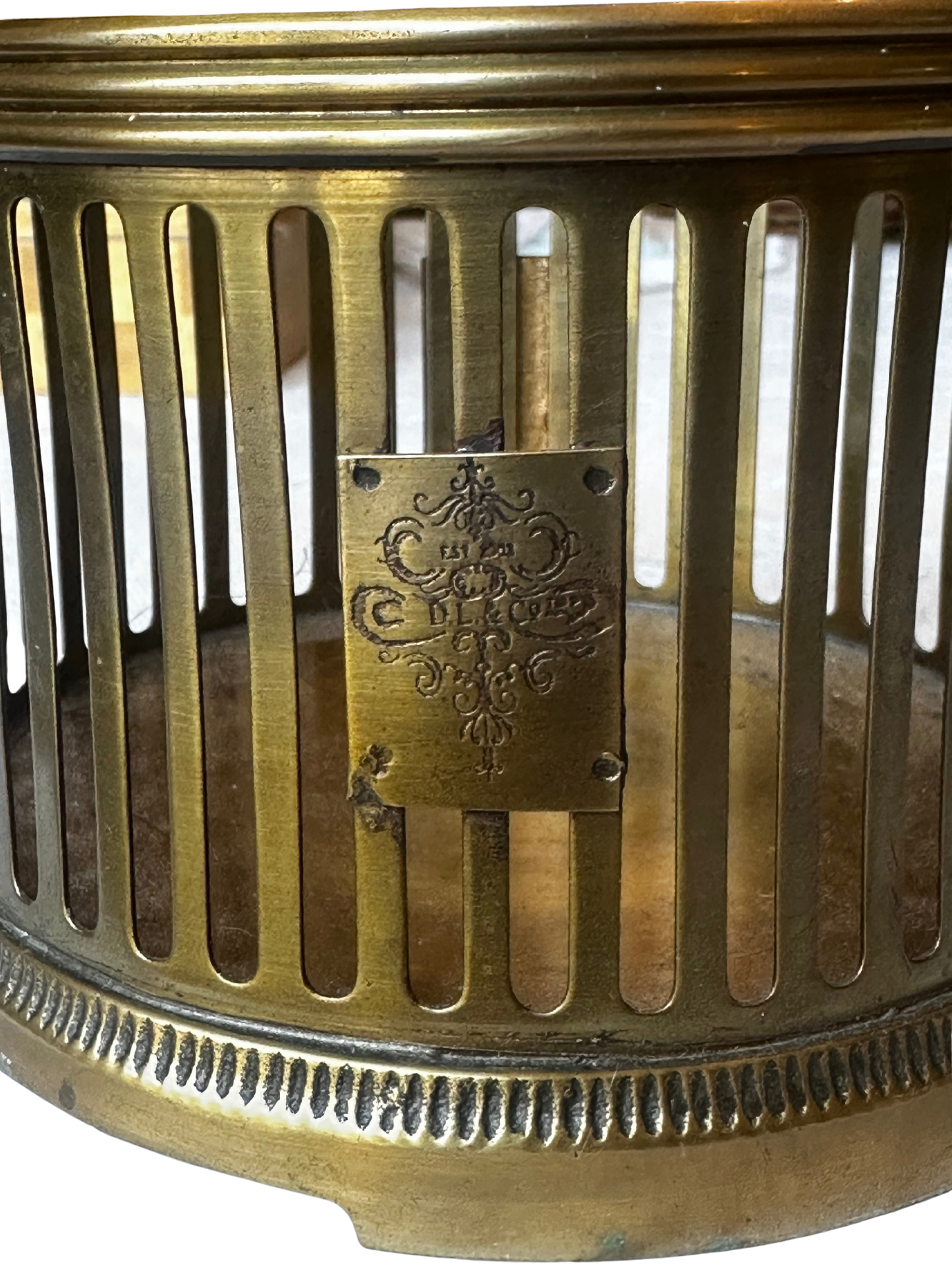 Brass Wine Coaster by D.L. and Co.