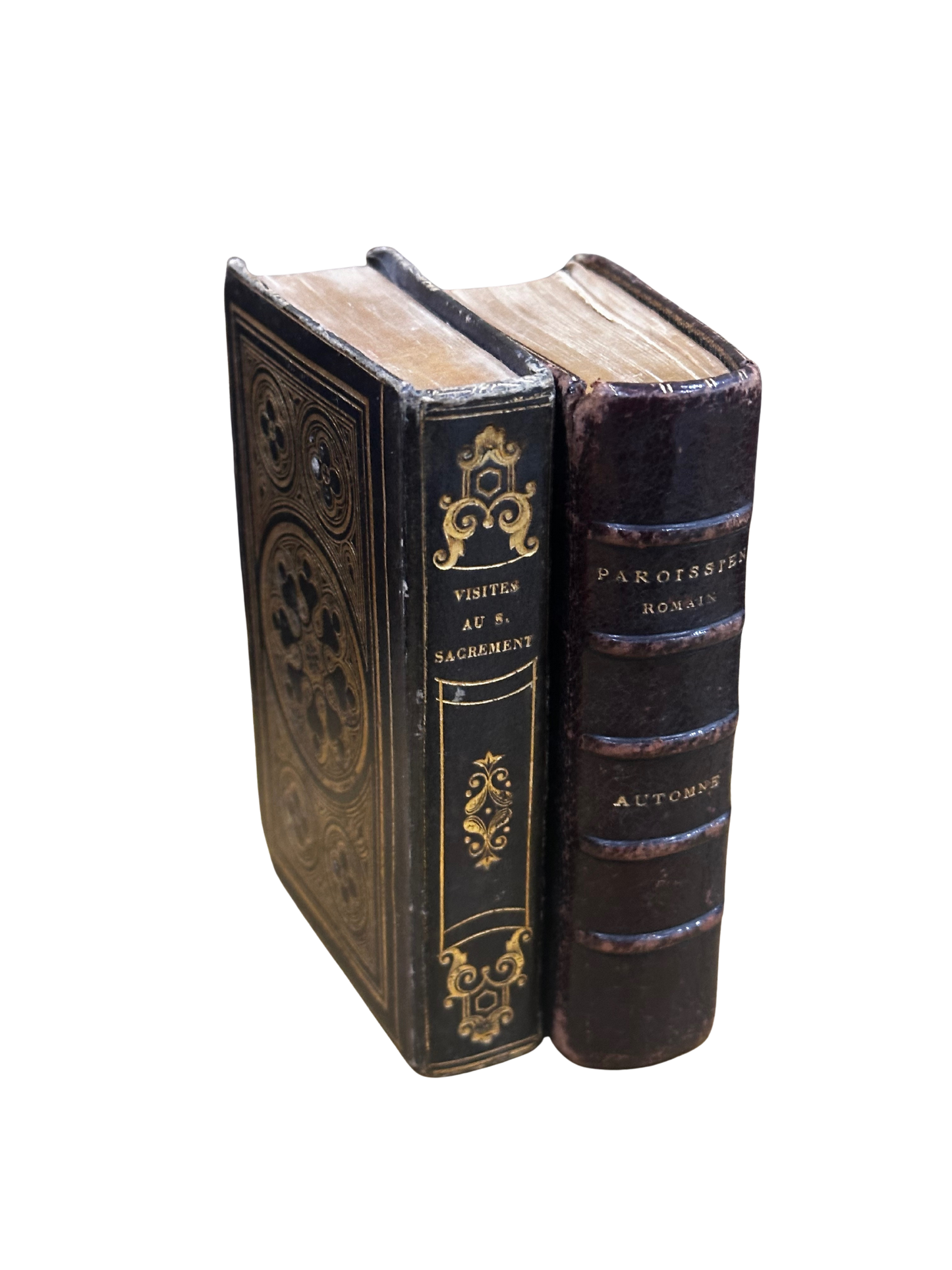 Miniature Religious Book Bundle - Autumnal Paroissien and Sacrement Book