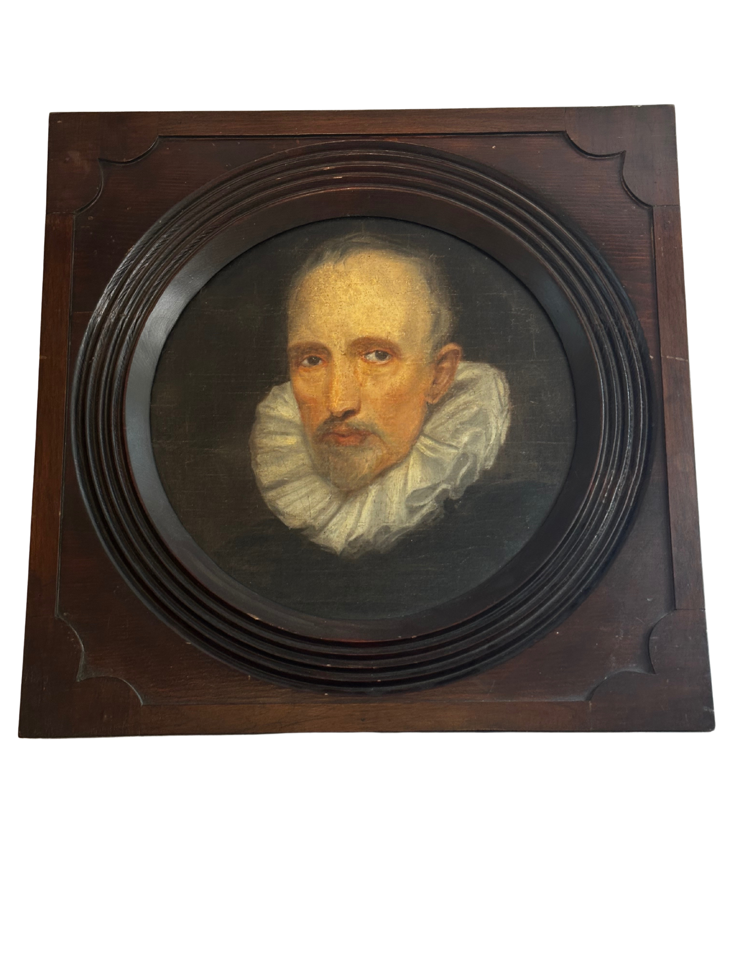 19th Century Oil on Canvas Portrait of Cornelius van der Geest (1577-1638)