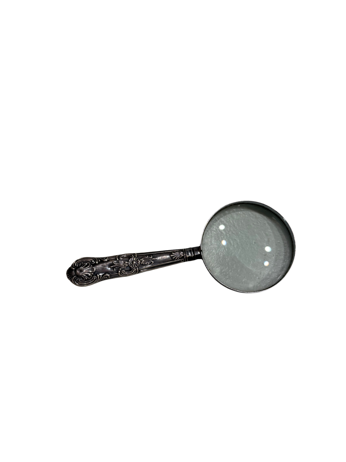 English Sheffield Sterling Silver Hand Magnifying Glass