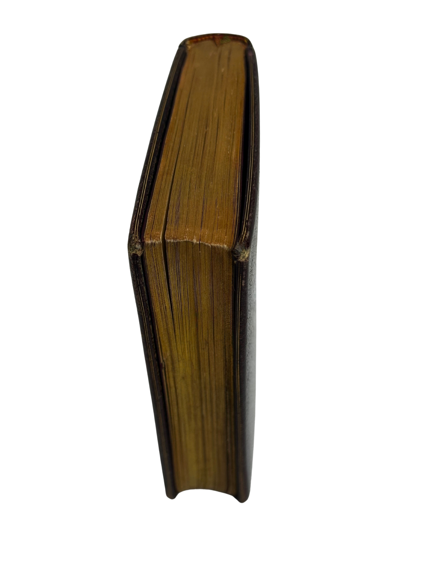 Antique French Leather-Bound Imitation de Jésus-Christ Devotional Book (1889)