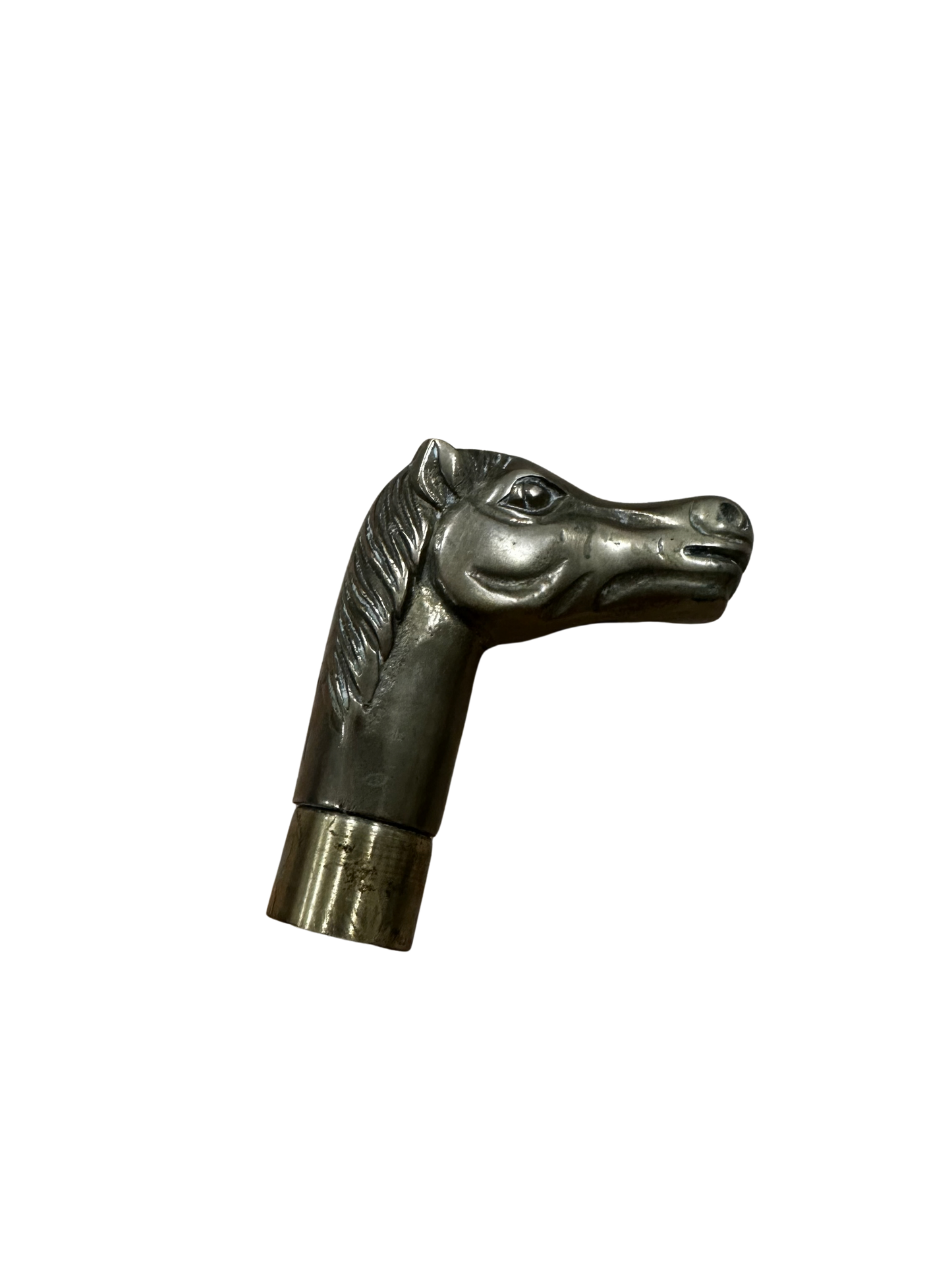 Equestrian Brass Horse Head Walking Stick Handle