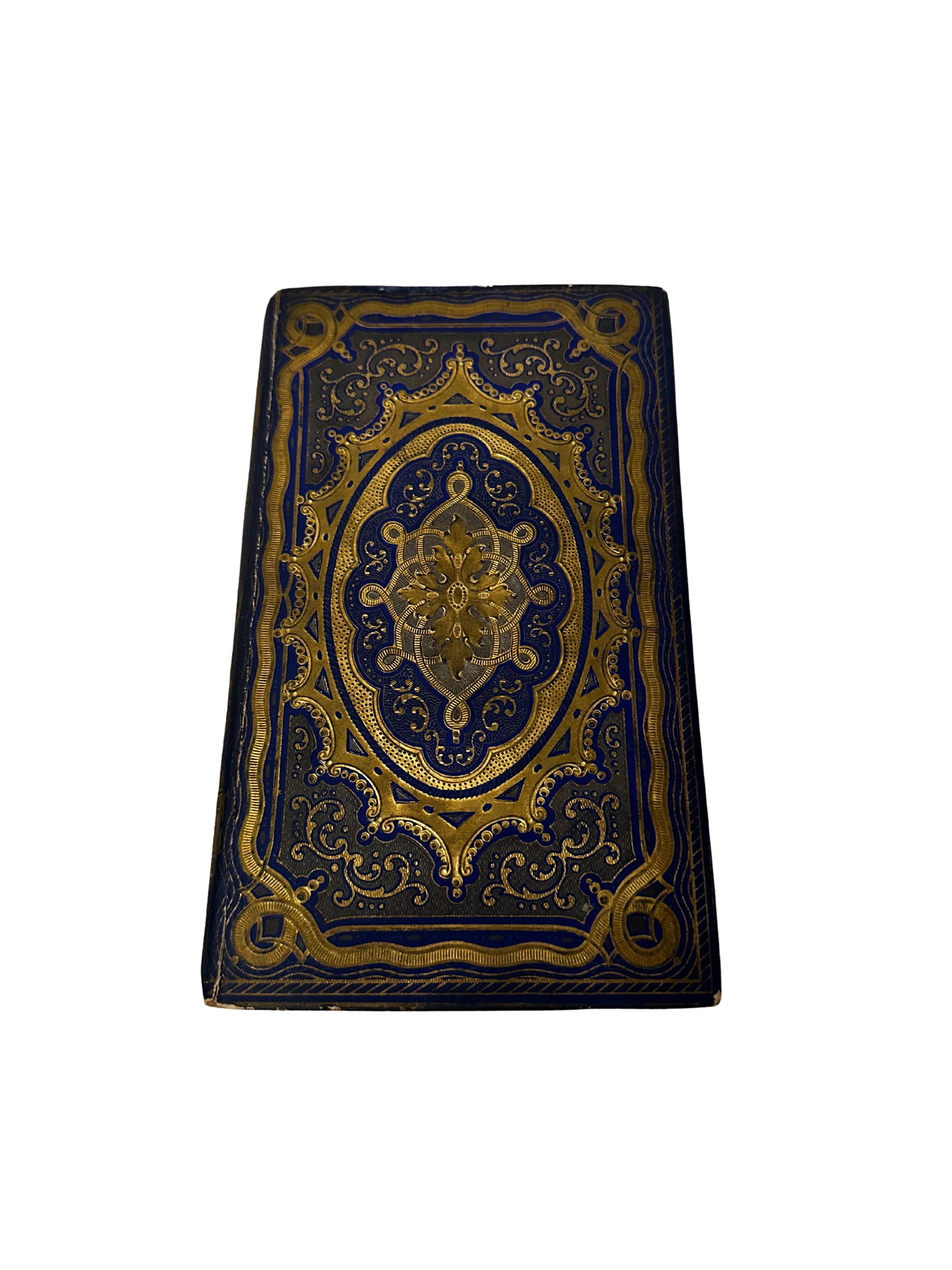 1848 Blue and Gold Cartonnage Book - Voyages et Aventures de La Perouse by F. Valentin (Tours)