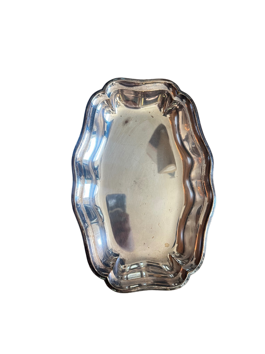 WMF Scalloped Rectangular Silverplate Tray