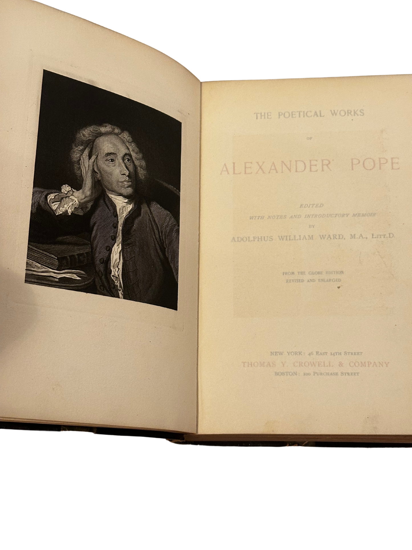 "Pope's Poetical Works" Edited by Adolphus William Ward (Late 19th C)