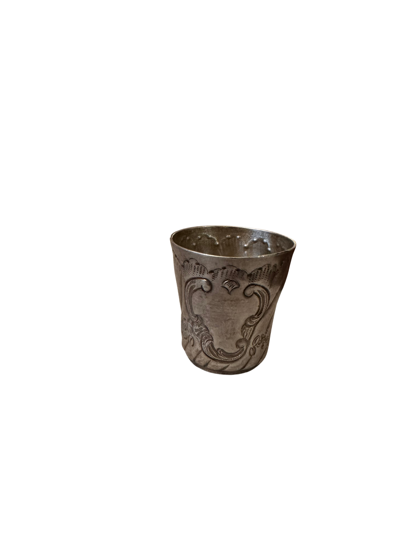 Antique French ERCUIS Silver Digestif Cup