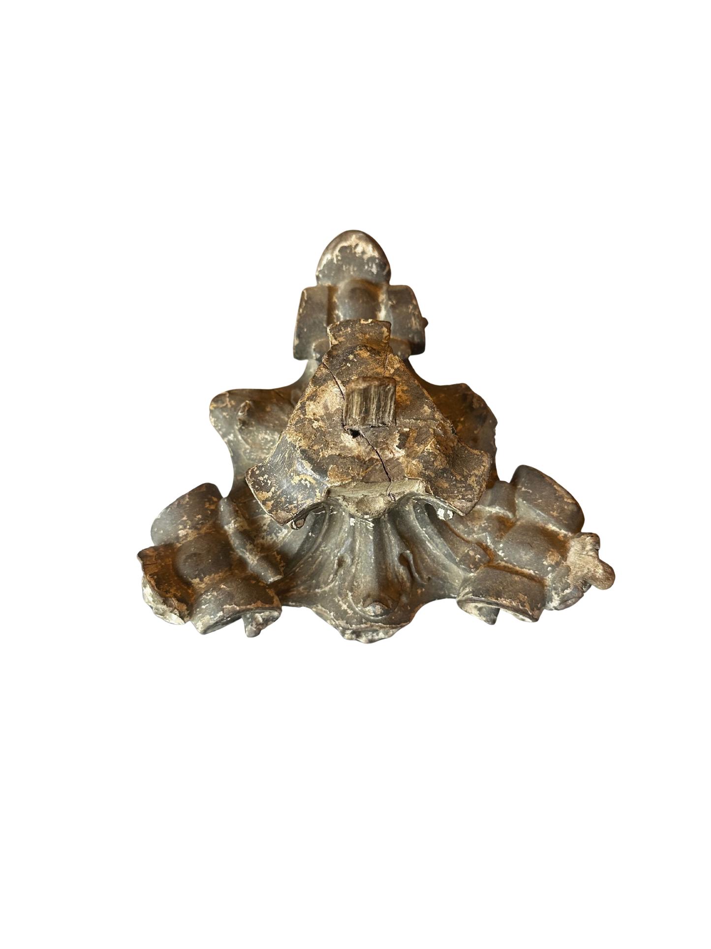 Carved Baroque Giltwood Architectural Fragment