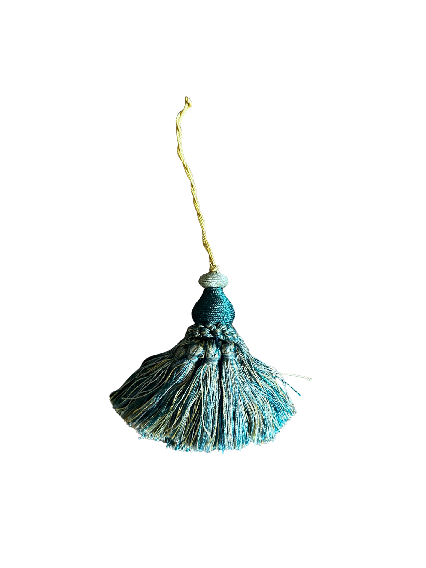 Blue and Green Tassel