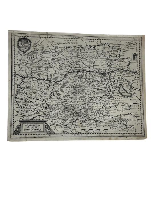 1679 Map of Lower Austria