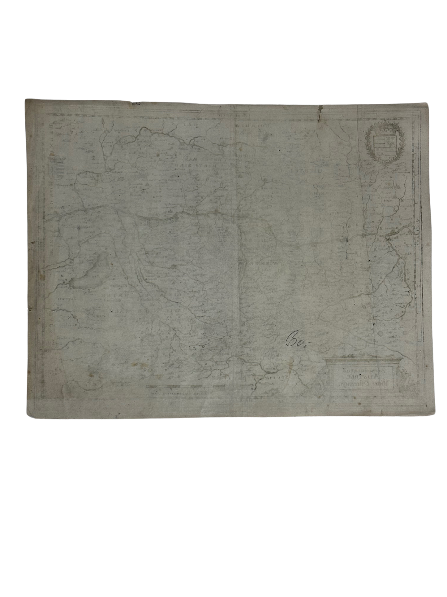 1679 Map of Lower Austria