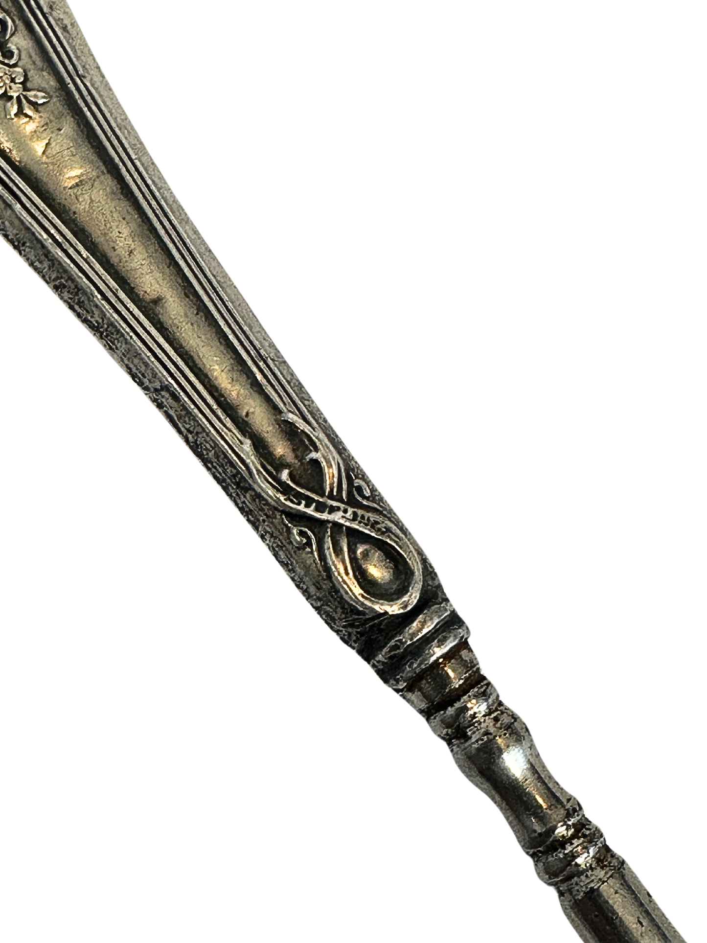 Crochet pour bottes en argent sterling