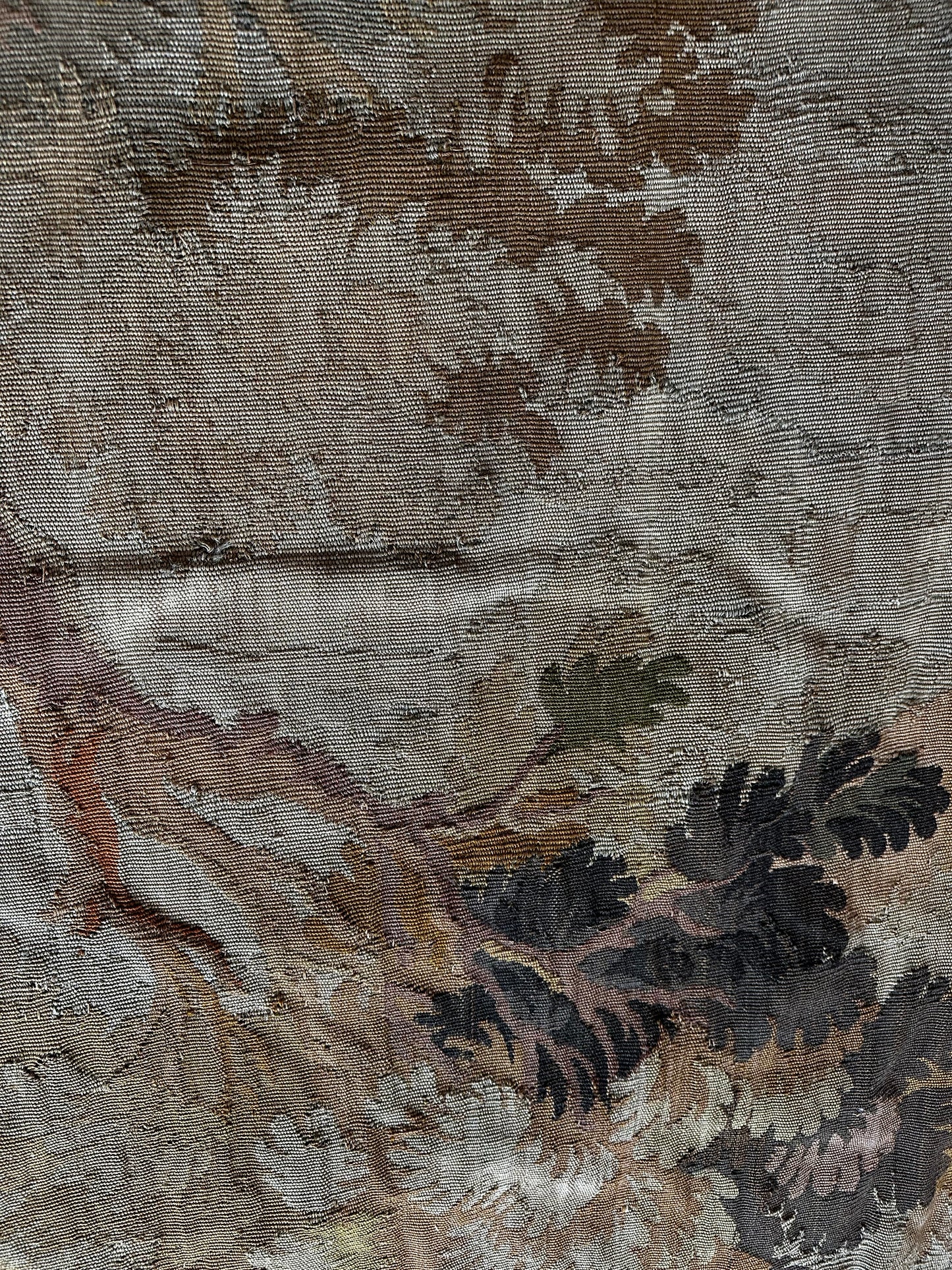 19th C French Aubusson Style Verdure Woven Tapestry (10' x 14')