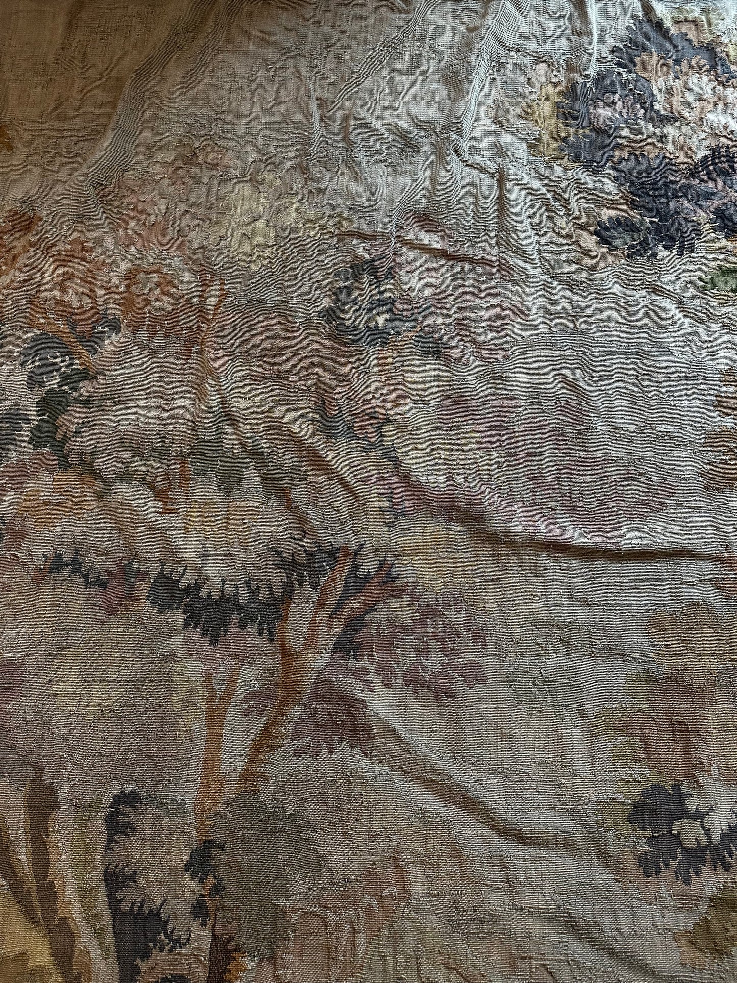 19th C French Aubusson Style Verdure Woven Tapestry (10' x 14')