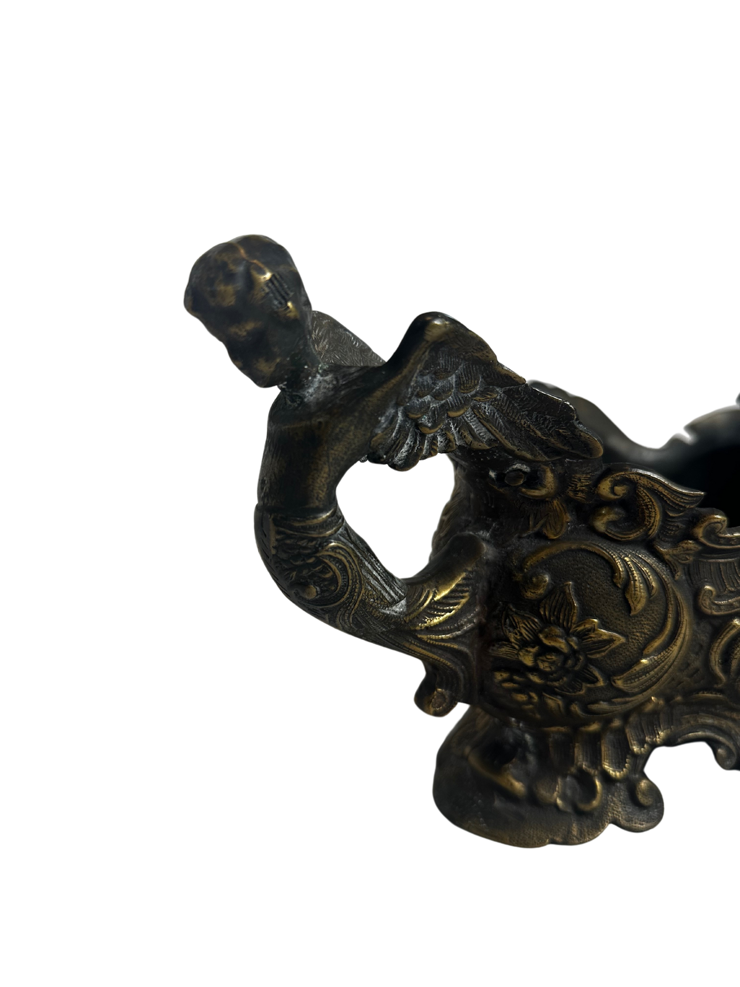 Early 20th Century Mixed Metal Figural Jardiniere