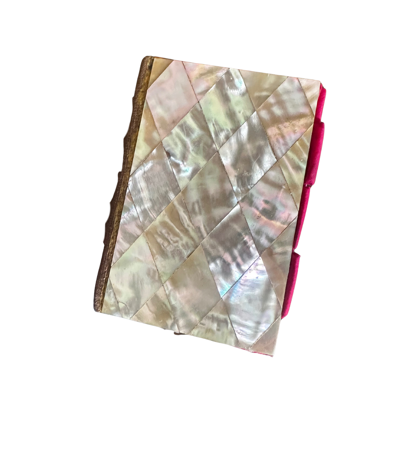 19th C French Mother of Pearl Card Holder / Coin Purse