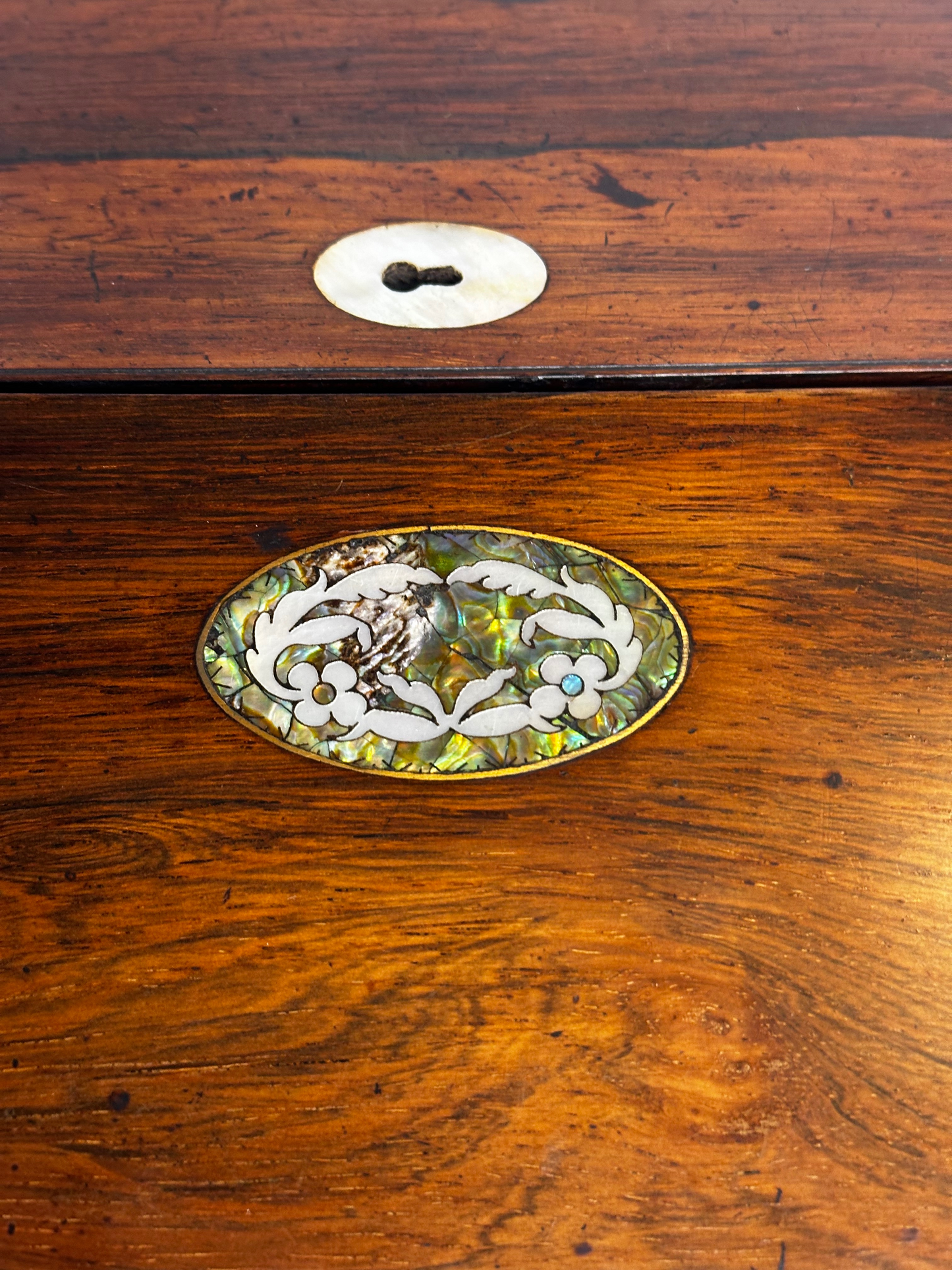 Victorian Rosewood Writing Slope