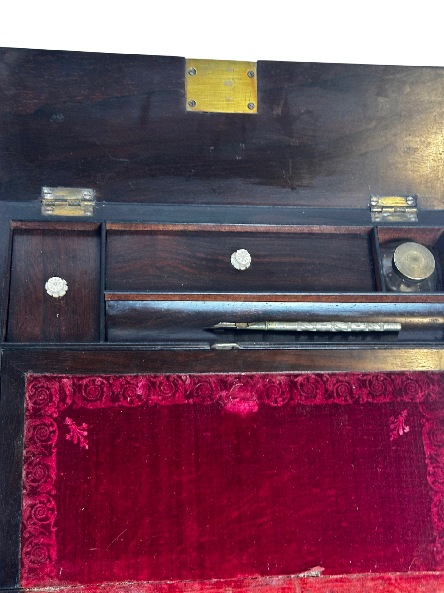 Victorian Rosewood Writing Slope