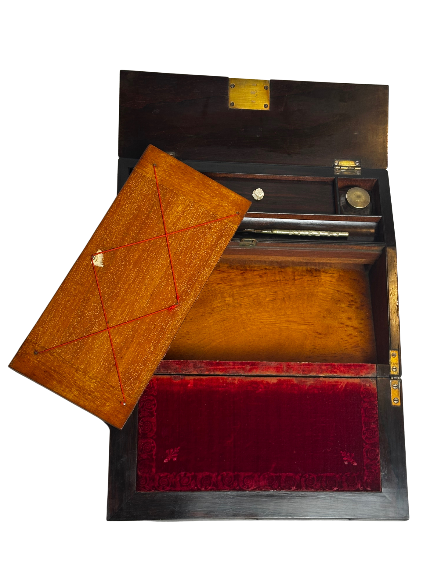 Victorian Rosewood Writing Slope