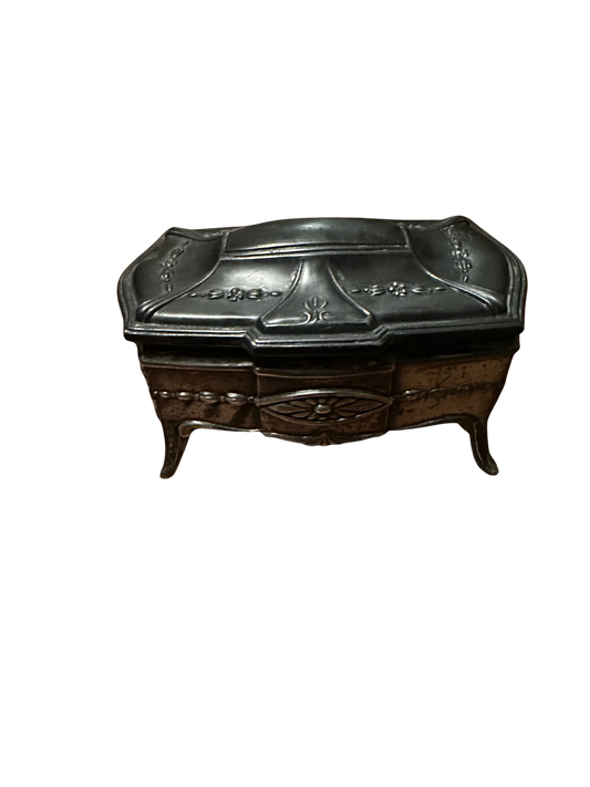 Jenning Brothers (JB) Two Toned Pewter Jewelry Box