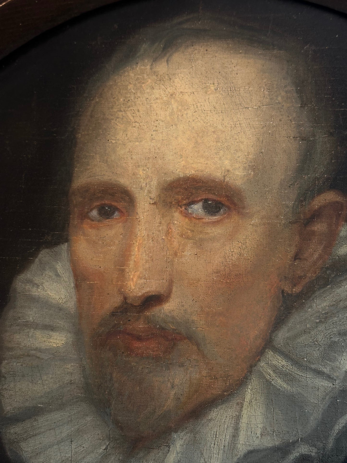 19th Century Oil on Canvas Portrait of Cornelius van der Geest (1577-1638)