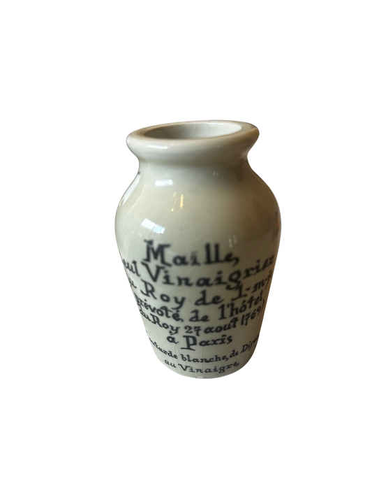Vintage Maille Mustard Pot (Neutral Tone)