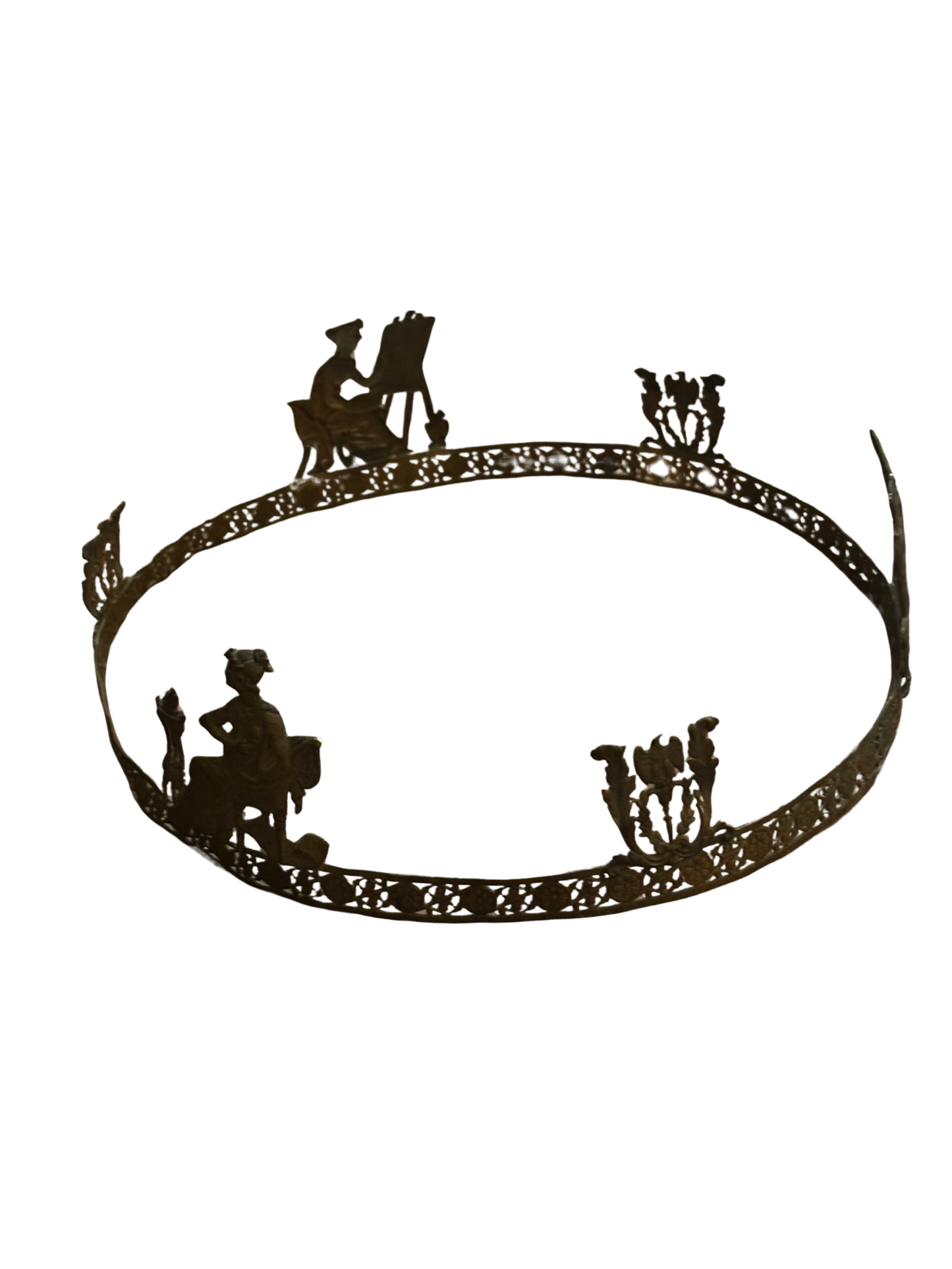 19th C French Neoclassical Women of the Arts Decorative Salvage ("Crown")