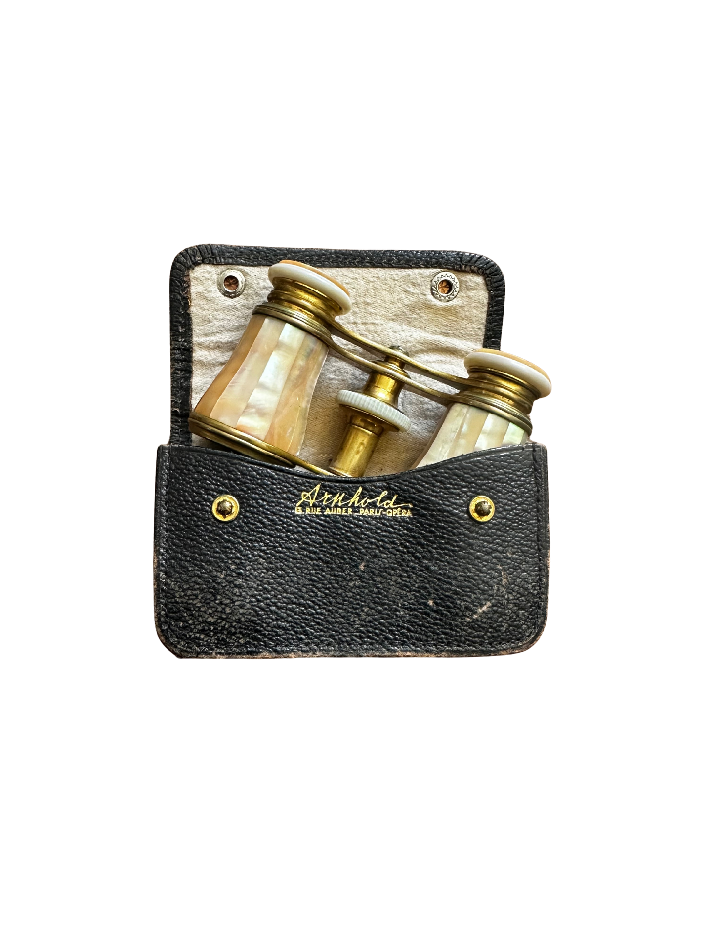 French Le Maire Opera Glasses in Original Case by Arnhold (Late 19th / Early 20th C)
