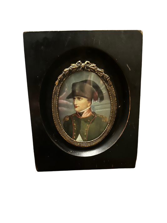 Continental School (19th C) Portrait of a Napoleon I in Bicorn Hat (Signed Dupre)