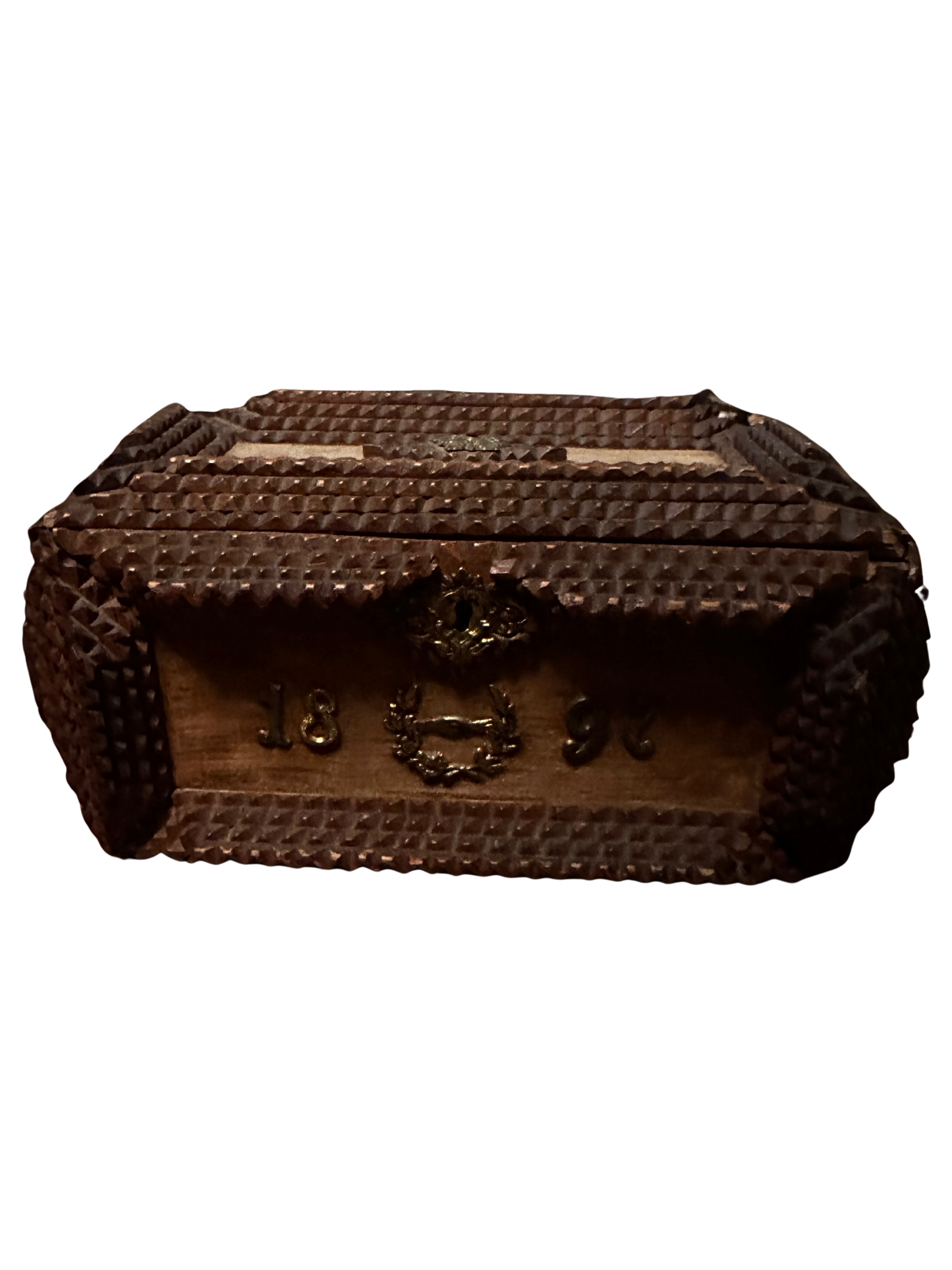 1897 Tramp Art Box