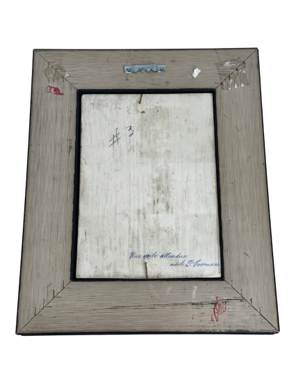 Hand-Painted KPM-Style Porcelain Plaque After F. Coomans — “Une Voile Attendue”