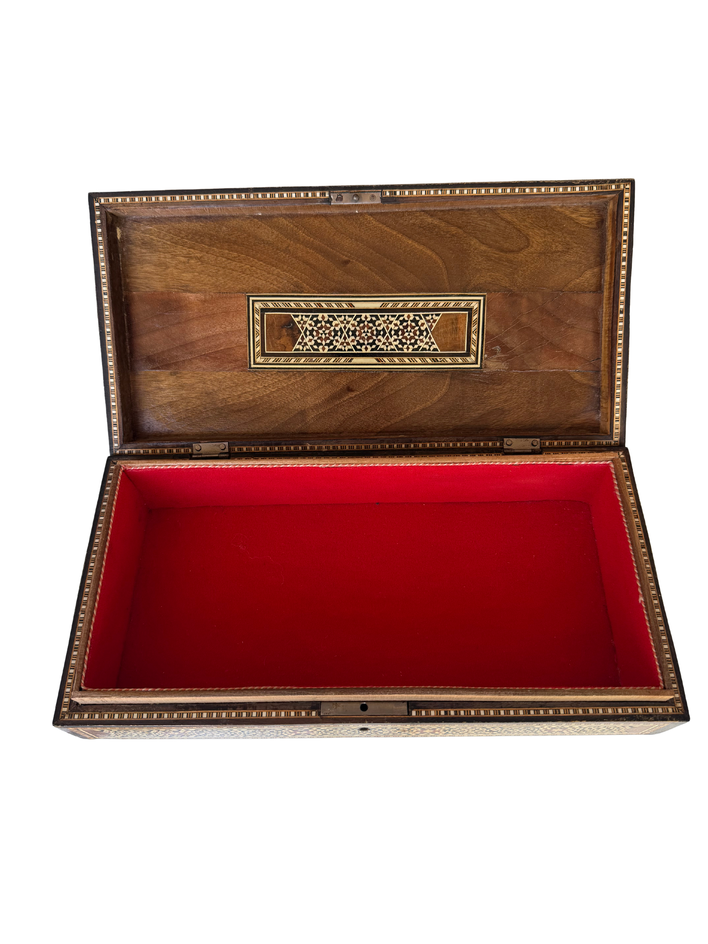 Fine Syrian or Moorish (Damascus) Micro-Mosaic Inlaid Jewelry or Document Box