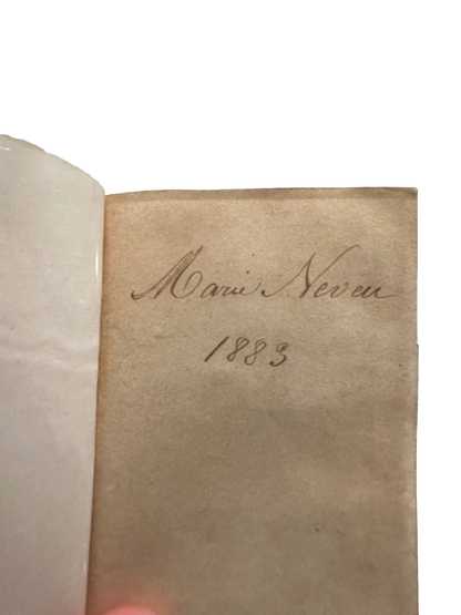 French Paroissien Romain “Édition Bijou” Prayer Book in Ivory-Toned Binding with Silver Clasp