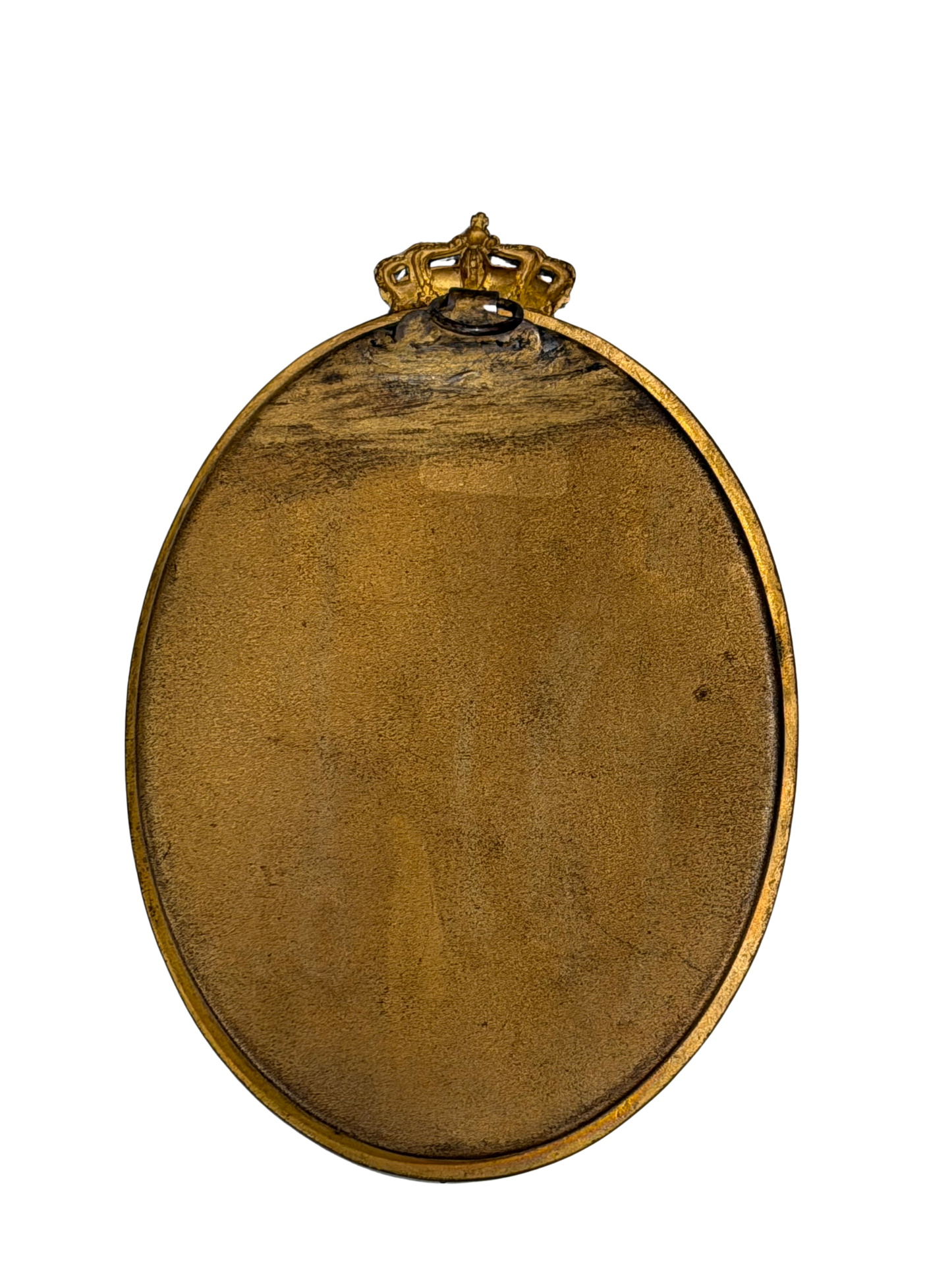 Portrait Miniature Likely Depicting Wilhelmine Herzlieb on Mother-of-Pearl in Crowned Gilt Brass Frame