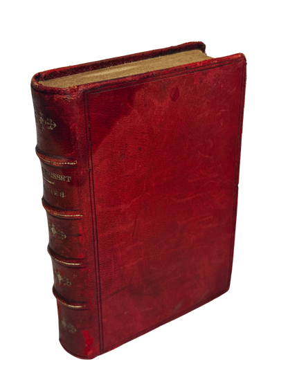 Antique French Red Leather Miniature Poetry Volume — Poésies Nouvelles (1836–1852) by Alfred de Musset, 1905