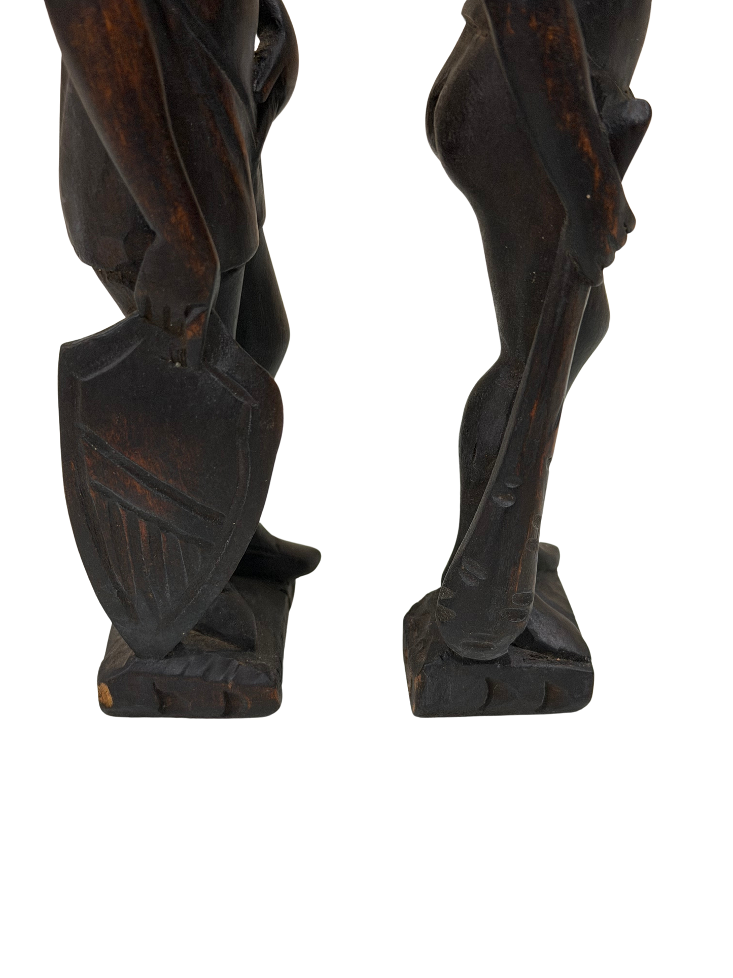 Pair of Antique Grand Tour Style Classical Figural Sculptures (Male &amp; Female)