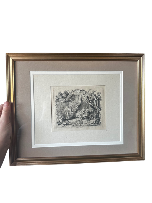 Set of 4 18th C Marriage Engraving by Bernard Picart (1673-1733)