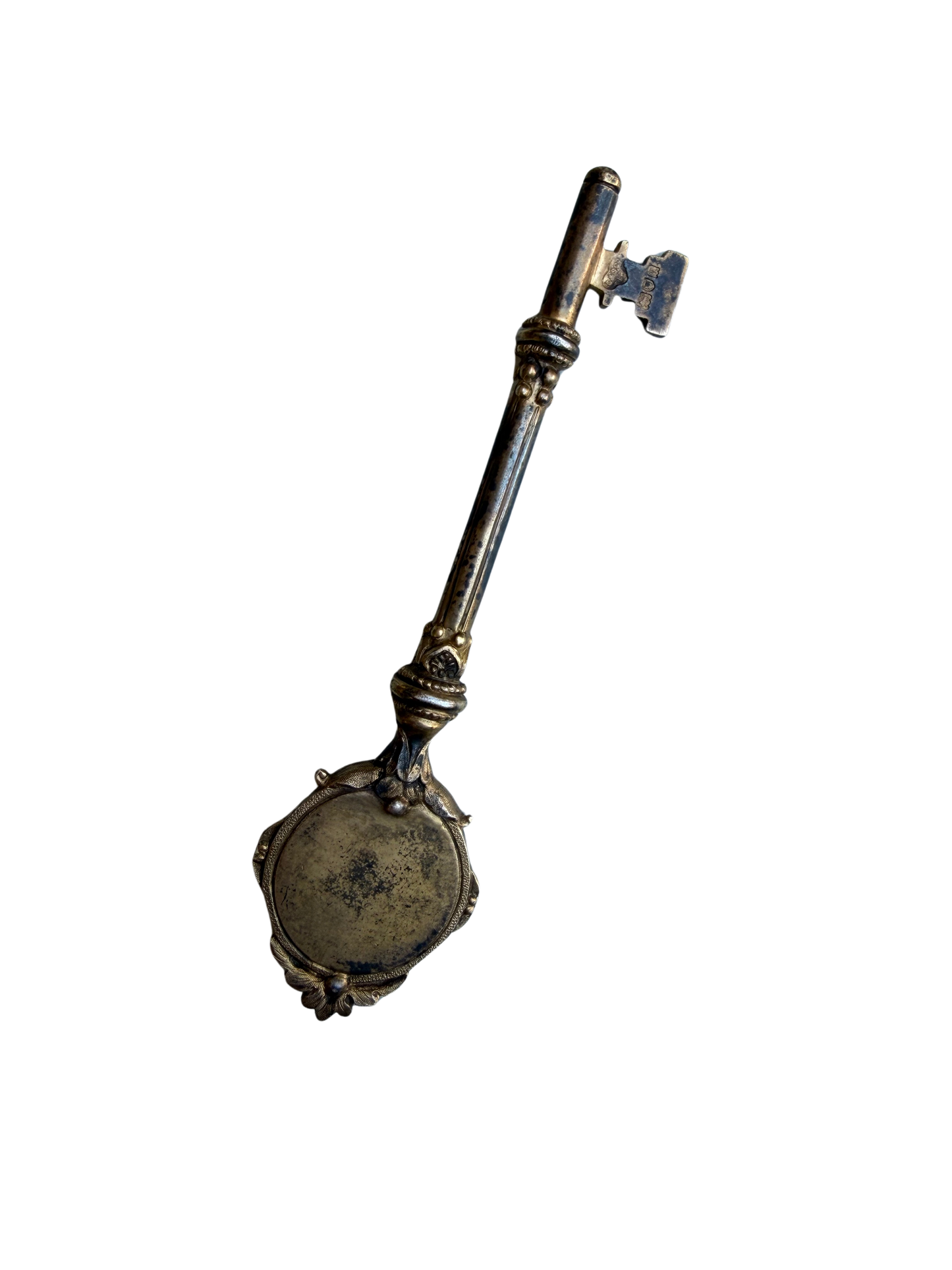 Edwardian Sterling Silver-Gilt Presentation Key for the Bishop’s Castle Nurses’ Home, 1912