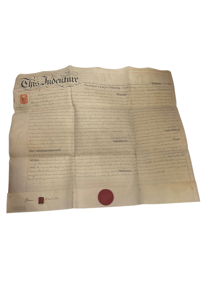 Victorian Indenture Deed — The Sun Permanent Benefit Building Society, Liverpool (1885)