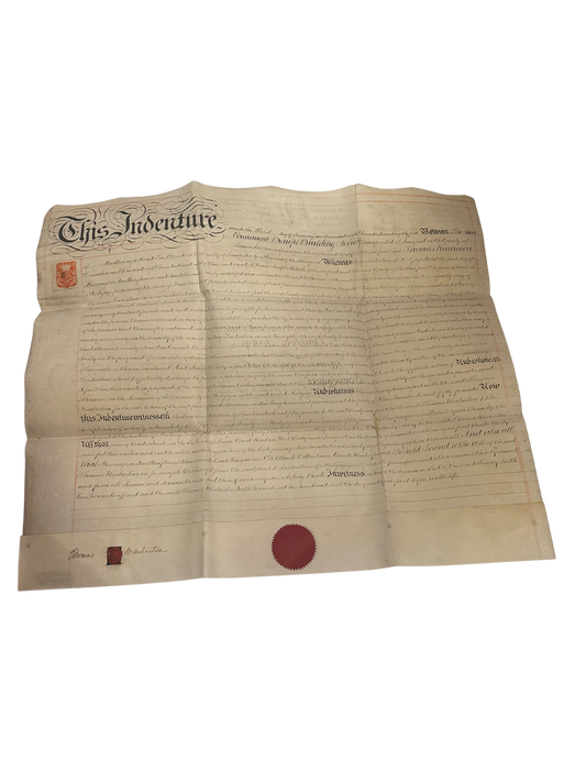 Victorian Indenture Deed — The Sun Permanent Benefit Building Society, Liverpool (1885)