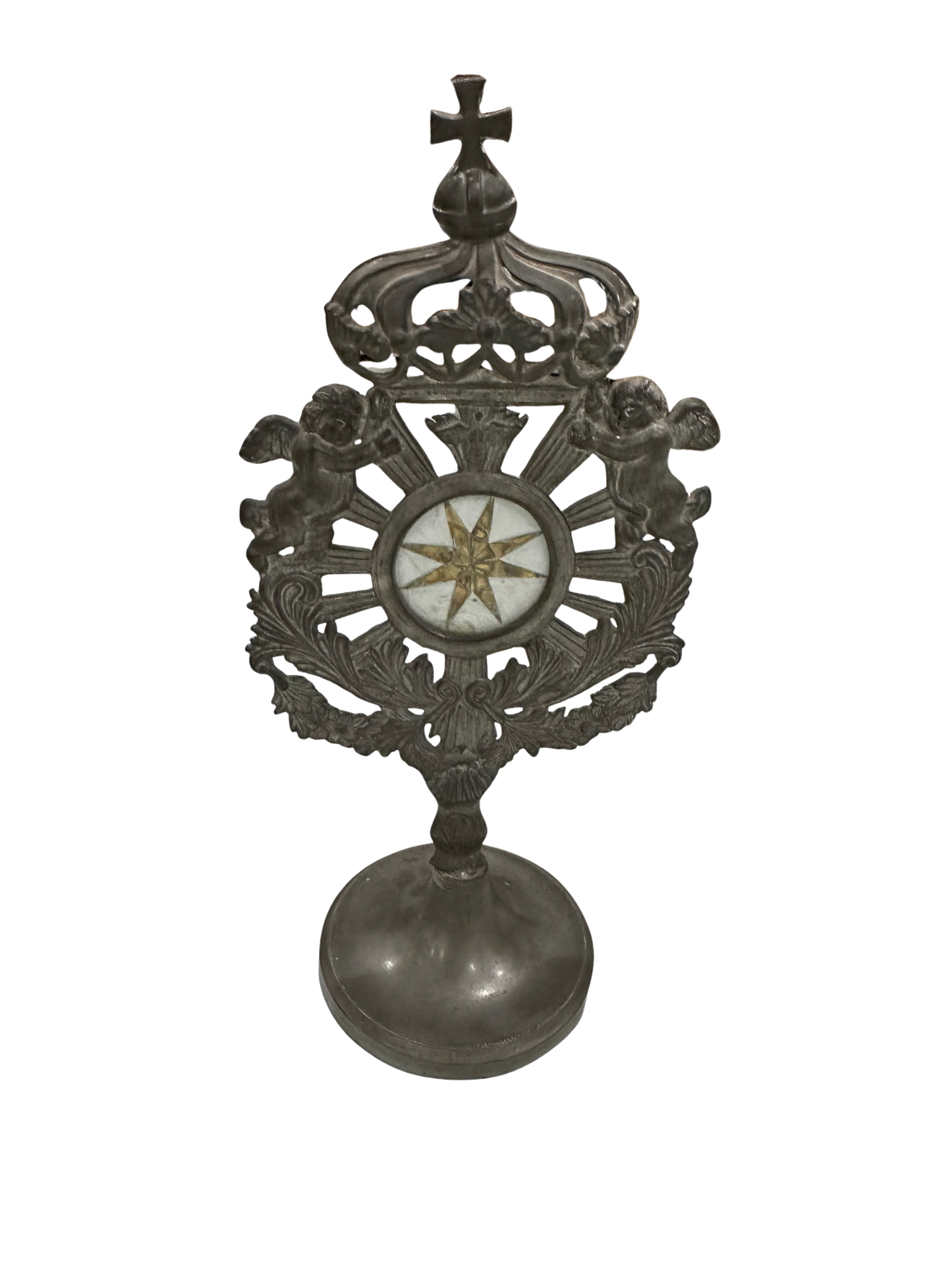 Silver Tone Devotional Reliquary (1850-1890)