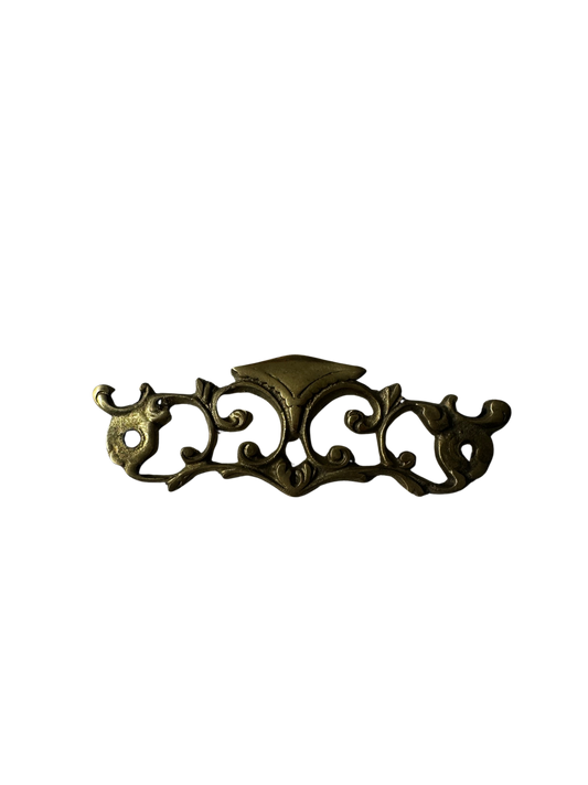 19th Century Rococo Revival Brass Furniture Applique