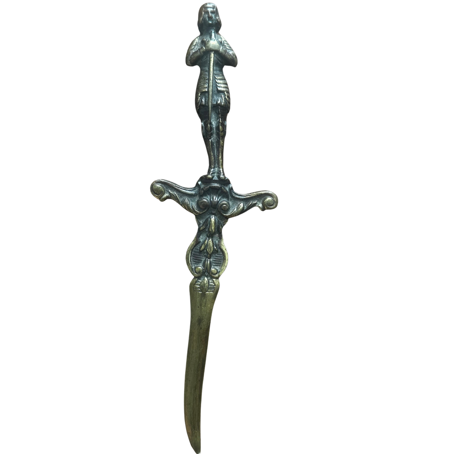Figural Bronze Letter Opener