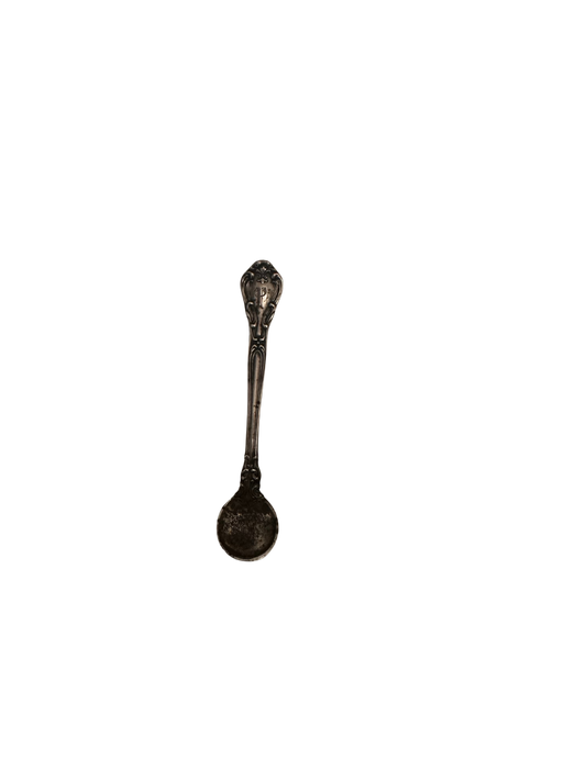 Sterling Silver Mini Spoon with Monogrammed P