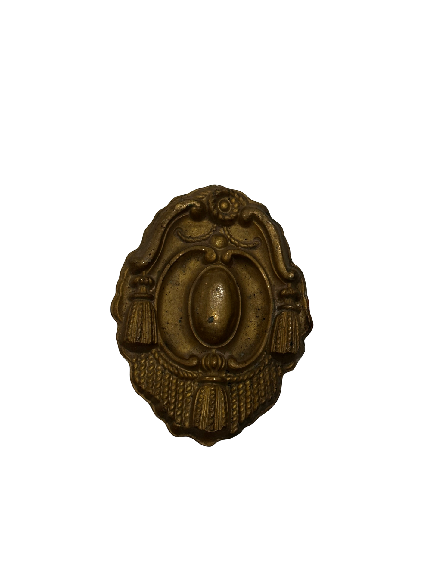 Oval Tassel Gilt Metal Tassel Ornamentation (Salvage)