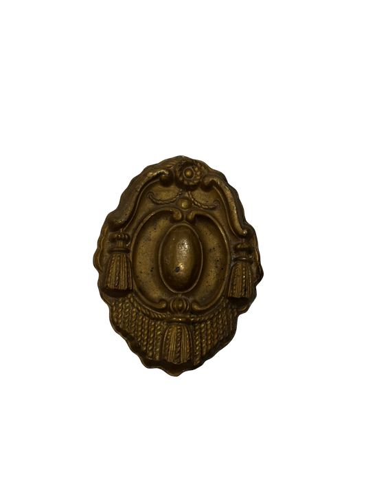 Oval Tassel Gilt Metal Tassel Ornamentation (Salvage)