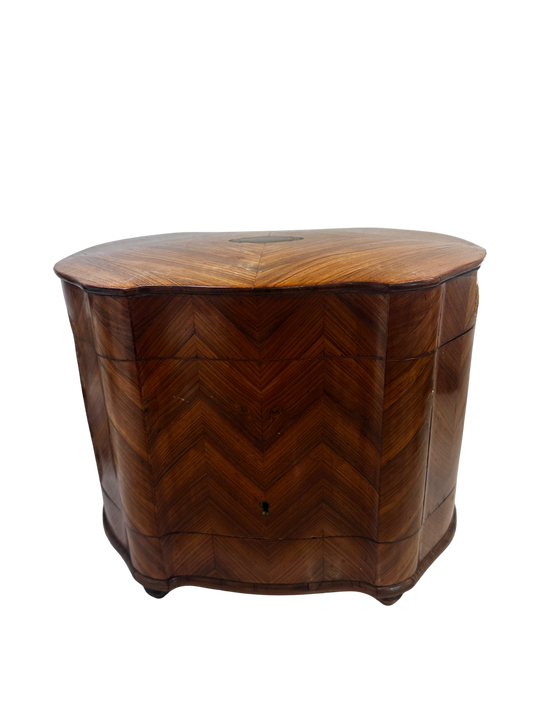 Antique English Wood and Glass Tantalus