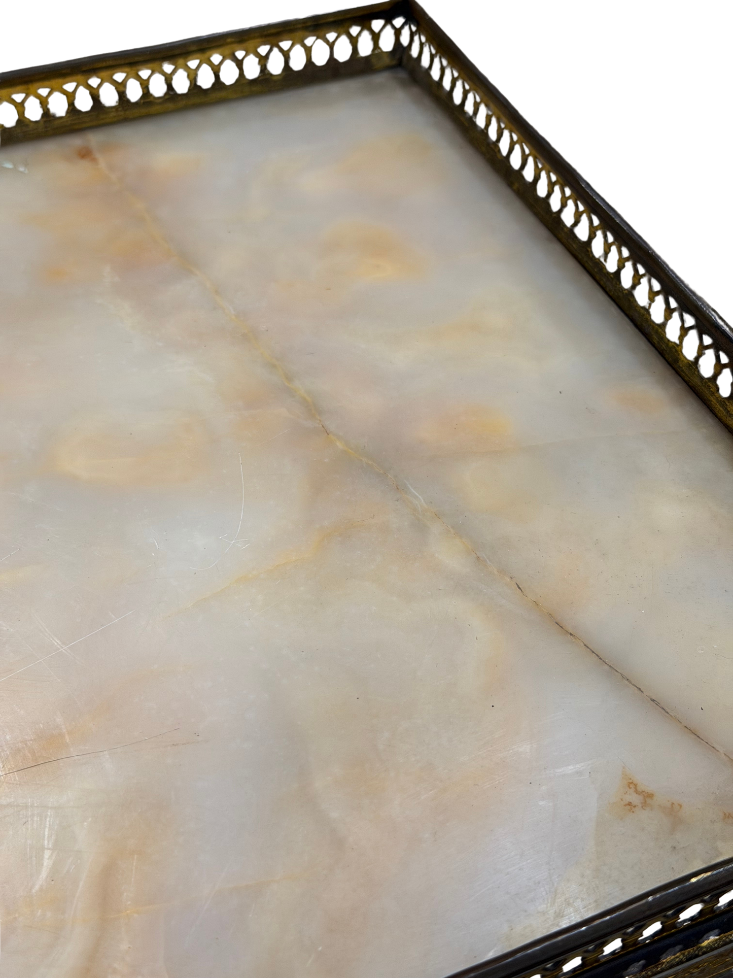 French Louis XVI Style Marble-Top Gueridon / Pedestal Stand with Gilt Bronze Mounts