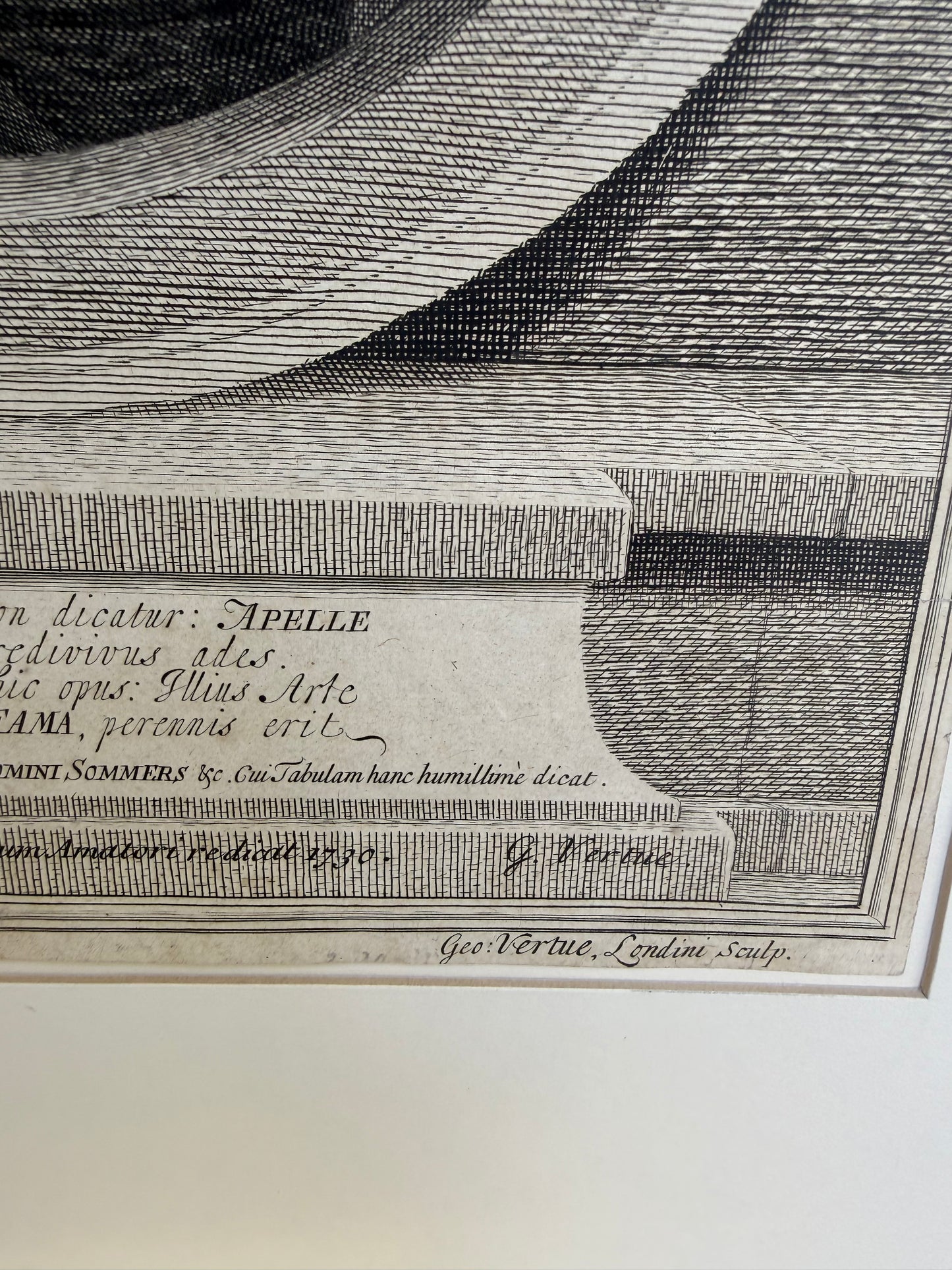 18th Century Engraving of Benhamin Johnson - George Vertue (1730)