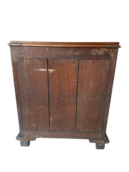 English Carved Table-Top Chest of Drawers