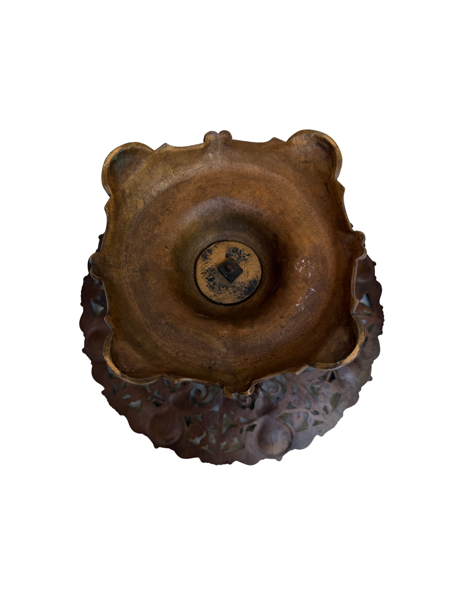 Neoclassical Style Patinated Metal Centerpiece Tazza